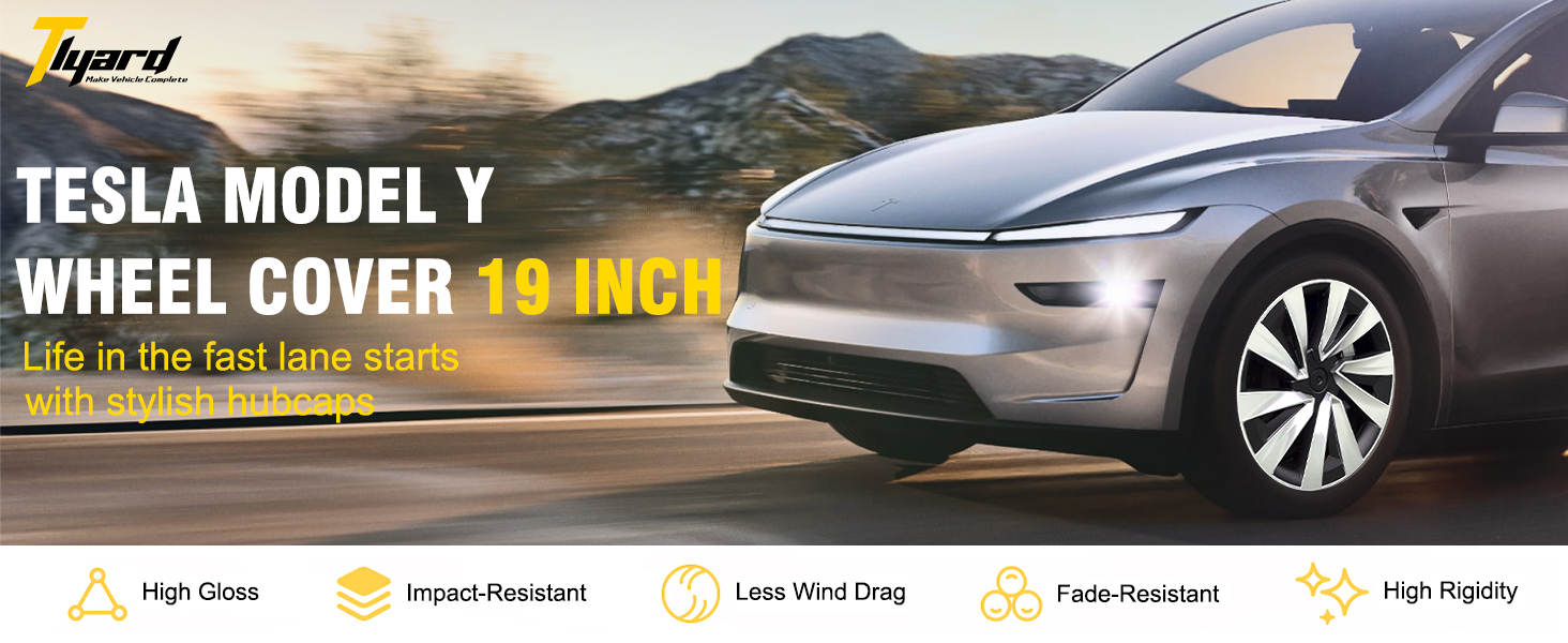 Upgraded 2025 Model Y Juniper Wheel Covers for Tesla Accessories 2025