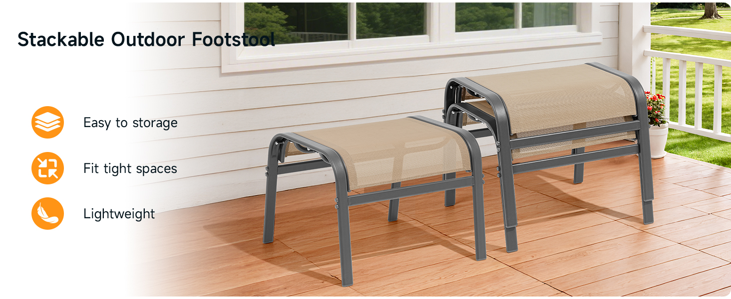 patio foot rest