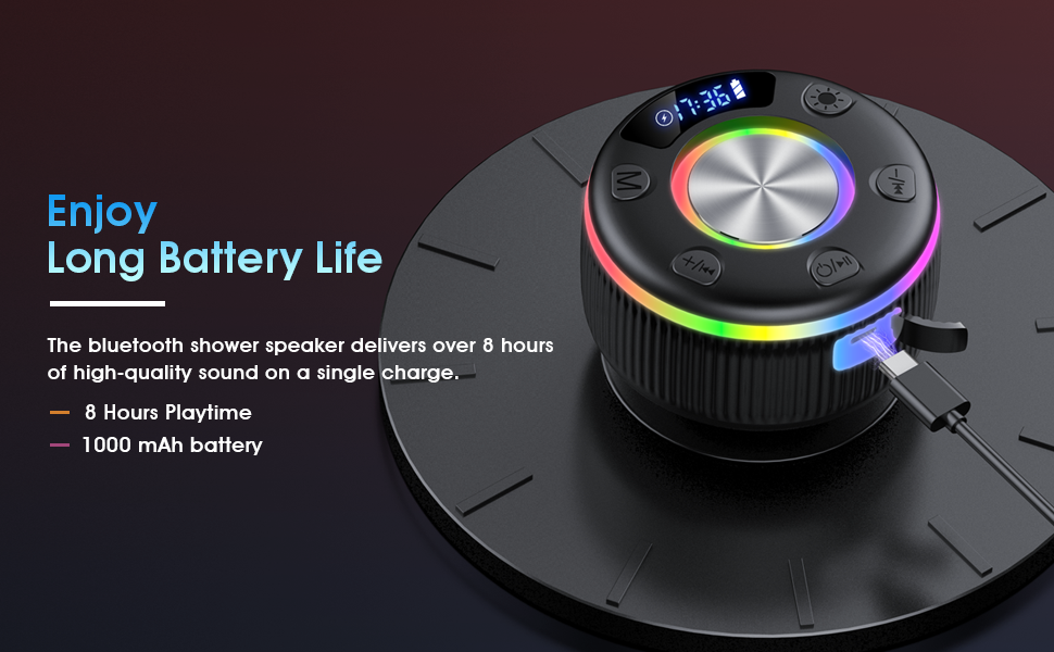 bluetooth shower speaker