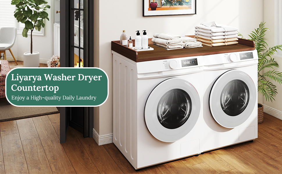washer dryer countertop