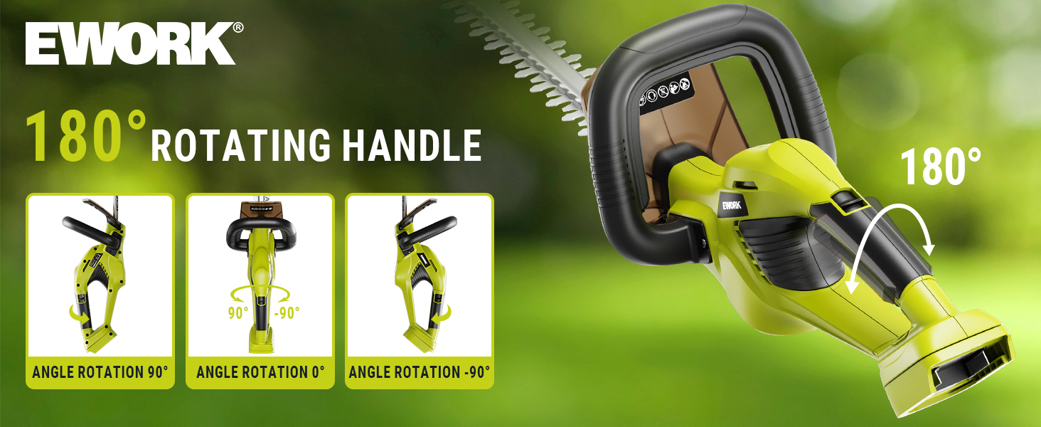 EWORK 20V ELECTRIC HEDGE TRIMMER