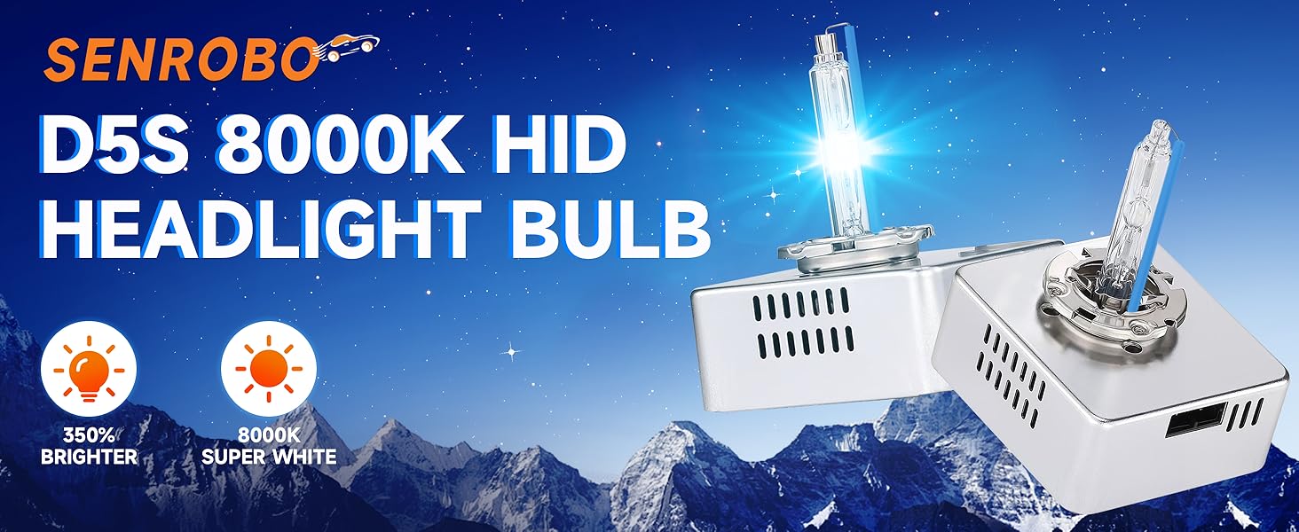 Xenon Light-D5S-8000K-PC-1