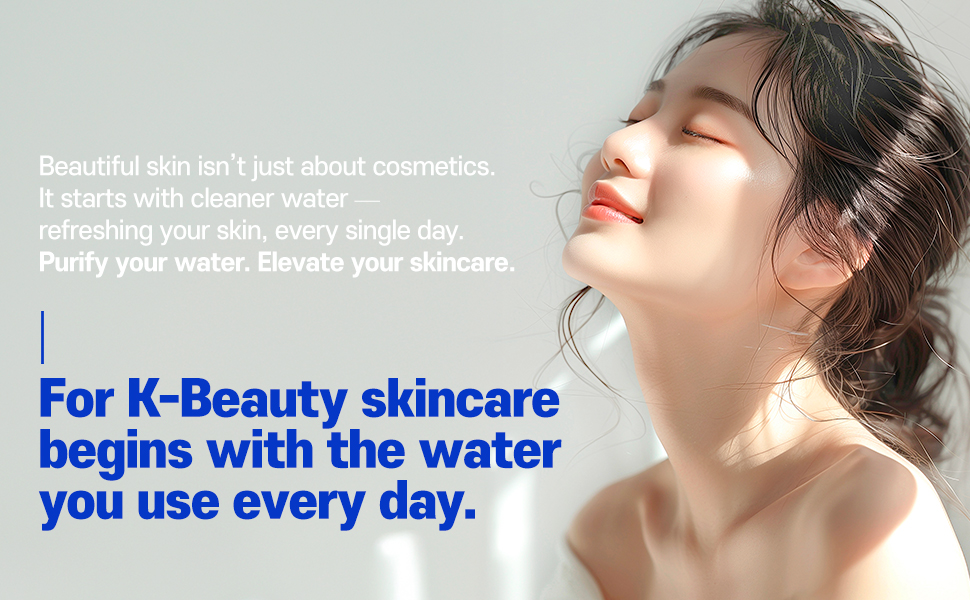 kbeauty; cleaner water; purify; elevate; everyday