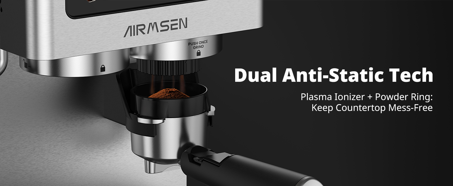 Espresso Machines with Conical Burr Grinder