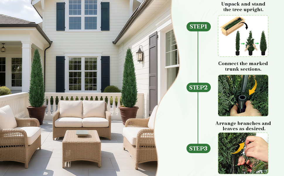 faux boxwoods for outdoor planters