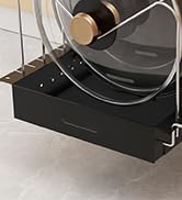 Golener Pots and Pans Organizer Under Cabinet - Pull Out Pot Pan Organizer Cabinet Pro, Pot Lid H...