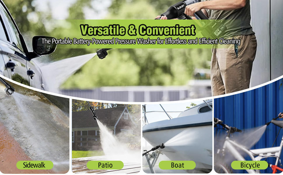 cordless pressure washer battery operated - portable pressure washer cordless power washer