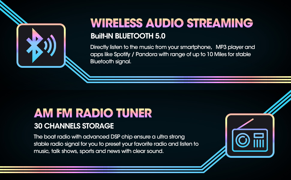 boat radio bluetooth