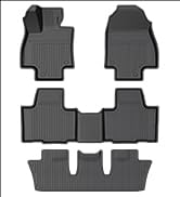 JOULARISE Floor Mats Cargo Mat Backrest Mats for 2017-2023 GMC Acadia 6 Seats Captain Chairs Acce...