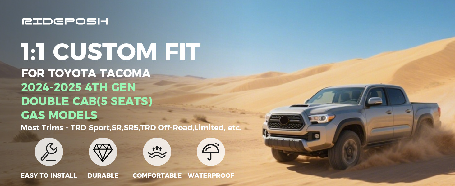 toyota tacoma truck seat covers 2024 2025 accesorios para tacoma
