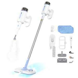 Multipurpose Floor Steamer with Detachable Handheld Steam Cleaner Perfect for Hardwood Floors