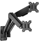 monTEK Single Monitor Wall Mount for 17 to 32 inch Flat/Curved Screens, Holds to 19.8 lbs, Full M...