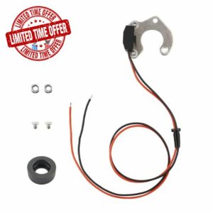 1442 Replacement Ignitor Electronic Ignition Conversion Kit Compatible with 1956 Jeep Willys Autolitereplace all plale with points