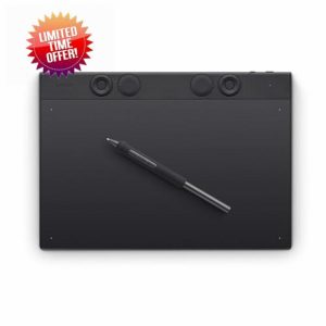 Wacom Intuos Pro Medium Bluetooth Professional Graphic Drawing Tablet with Pro Pen 3