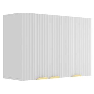 Fluted Kitchen Wall Cabinet with Adjustable Shelf