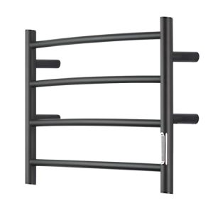 Plug-in Design & Brushed Stainless Steel Finish Black
