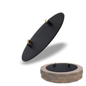 Weather Resistance Outdoor Firepit & Smokeless Fire Pit Cover as Tabletop