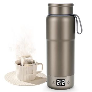 Dual Voltage Portable Electric Kettle 110V-240V Smart Small Water Boiler for Tea & Coffee