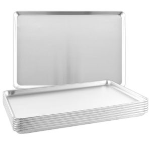 26" x 18" Heavy Duty Commercial Baking Tray Reinforced Rim