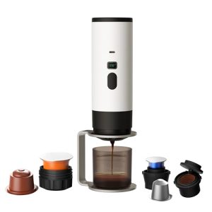 15-Bar Travel Coffee Machine with 7800mAh Battery