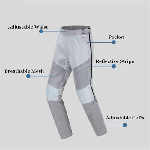 Man Women Quickly Take Off Wear Resistant Breathable Pants with Full Leg Zipper