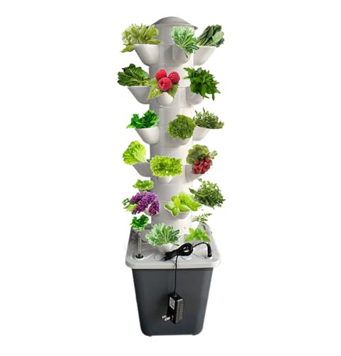 30 Pods Vertical Hydroponic Tower for Smart Indoor Home Gardening Lovers Hydroponic Germination Kit
