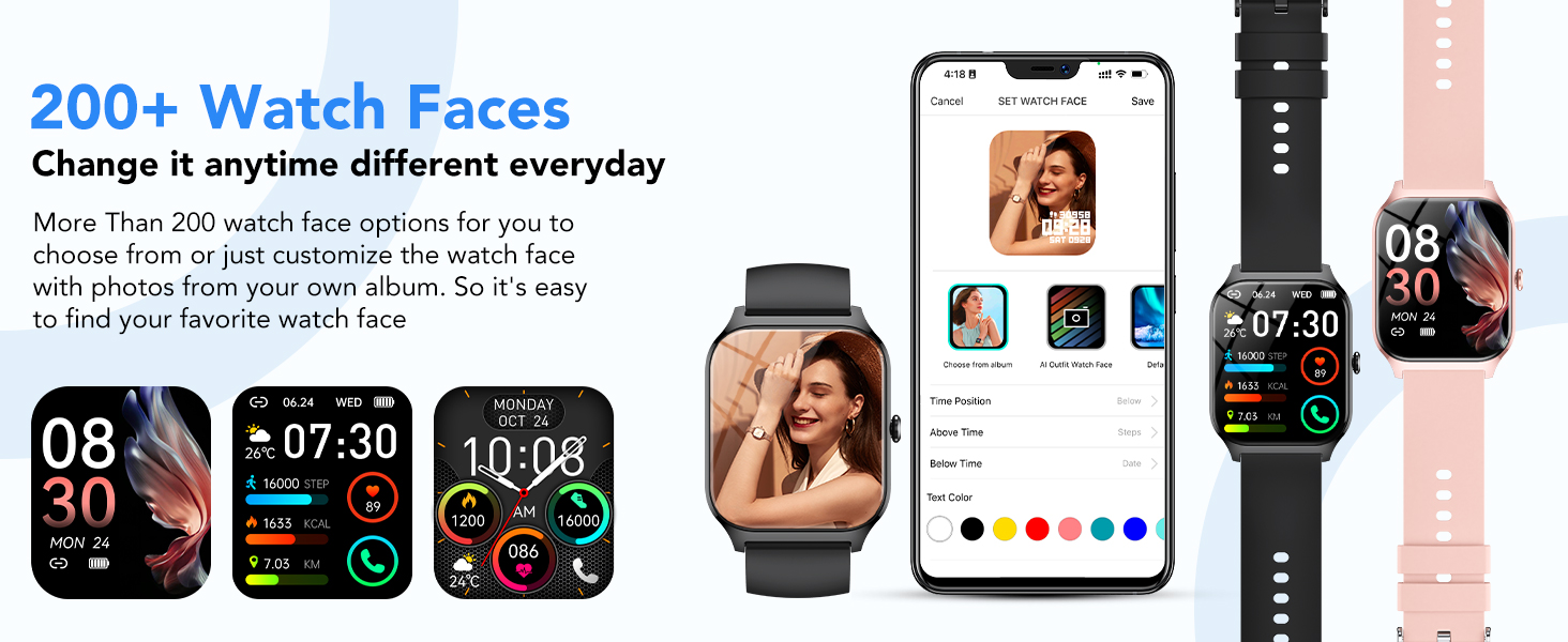smart watches for men-reloj inteligente para mujer-smartwatch-smart watches