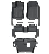 JOULARISE Floor Mats Cargo Mat with Backrest Mats for Lexus TX 2024 2025 Accessories 6/7 Seats, A...