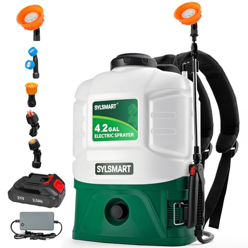 100PSI Power Sprayer with 41 Telescopic Wand and 5 Nozzles