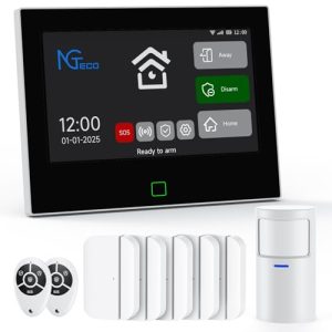 WiFi Wireless Home Alarm System with 7 IN Touchscreen Alarm Siren