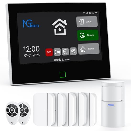 WiFi Wireless Home Alarm System with 7 IN Touchscreen Alarm Siren