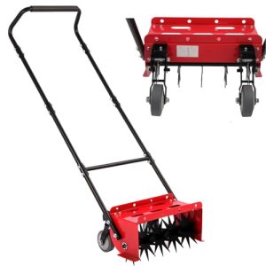 16.5 inch Push Spike Aerator with Side skids