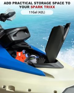 Front Storage Cargo Box with Deflector Cover Lid Kit for Seadoo Spark