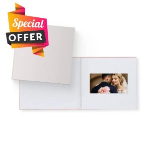 Heirloom 7" Video Book – Create a One-of-a-Kind Gift with Your Memories – 1 Hour Playback – White Cover Only