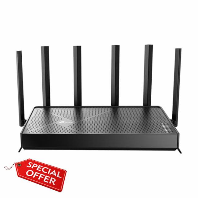TP-Link Tri-Band BE9700 WiFi 7 Router Archer BE600 | 10G WAN/LAN +2.5G WAN/LAN +3× 2.5G LAN Ports