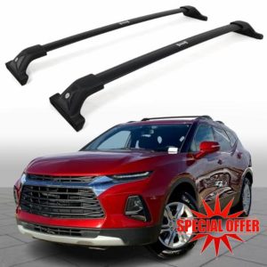 265lbs Lockable Heavy Duty Roof Rack Cross Bar for 2019-2025 Blazer Cargo Bar Multi Functional Design for Bike Kayak Luggage