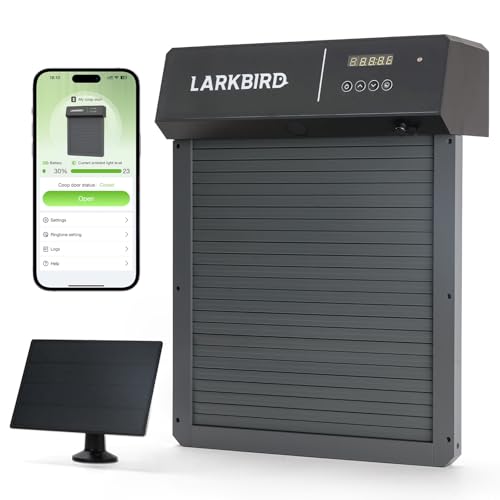 Solar Chicken Coop Door with Timer & Light Sensor
