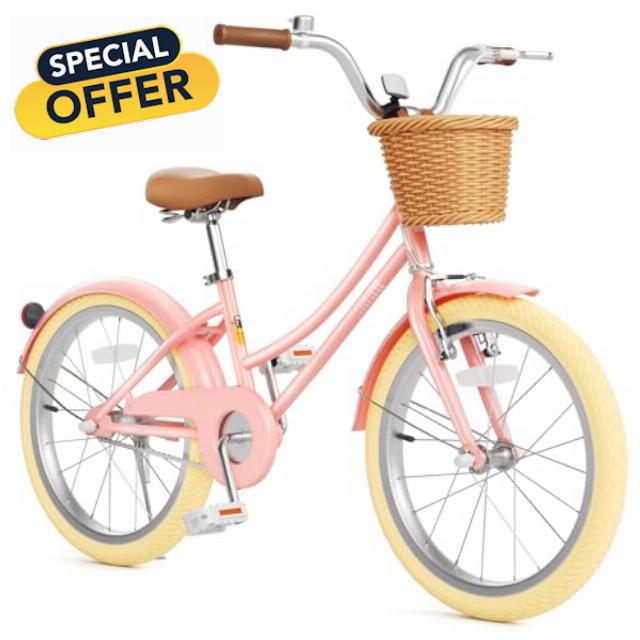 Glaf Girls Bike with Training Wheels Toddler Kids Bike for 2-12 Years Old 12 14 16 18 20 Inch Children Cruiser Bicycle with Adjustable Seat and Handlebar