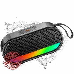 Portable Bluetooth Speaker with LED Lights