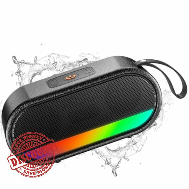 Portable Bluetooth Speaker with LED Lights