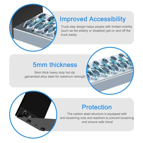 Hot Dipped Galvanized Steel Semi Trailer Cable Step