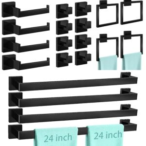 24 Inch Bath Towel Bar Set