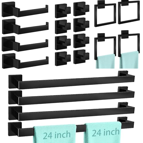 24 Inch Bath Towel Bar Set