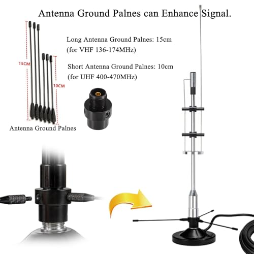 Outdoor Indoor Desktop Police Scanner Antenna for House