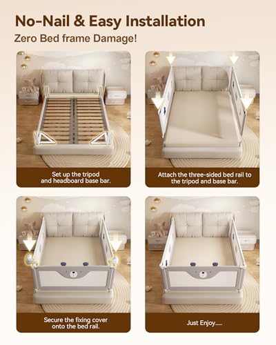 Thickened Child Safety Side Railing Guards/Bedrail for Kids