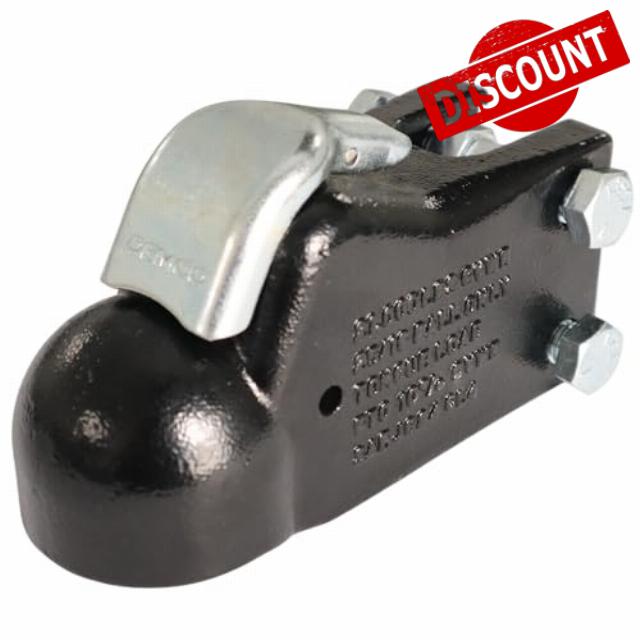 Shocker Hitch Metal Handle EZ Latch Trailer Coupler 2-5/16" Ball - Channel Mount - 21