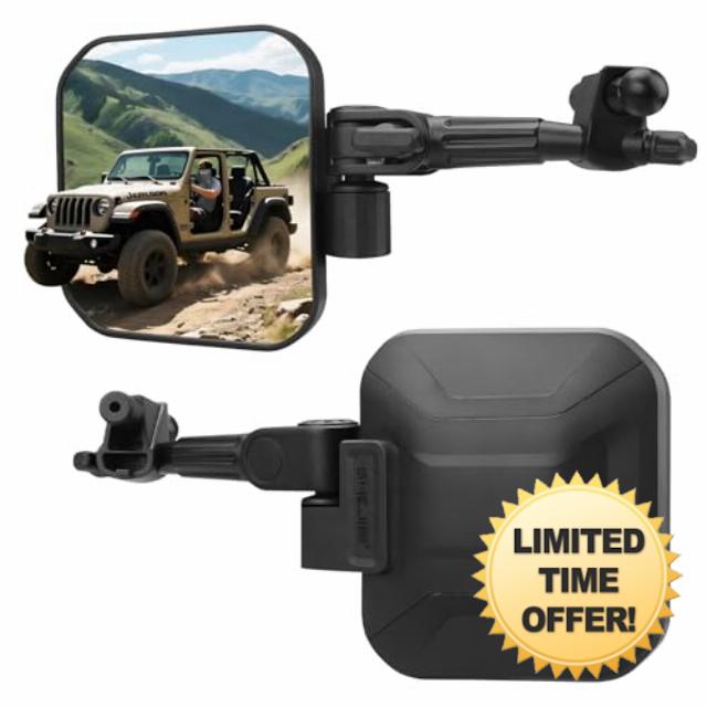 Wrangler mirrors door off Compatible with Wrangler JL JLU & Gladiator JT 2018-2023