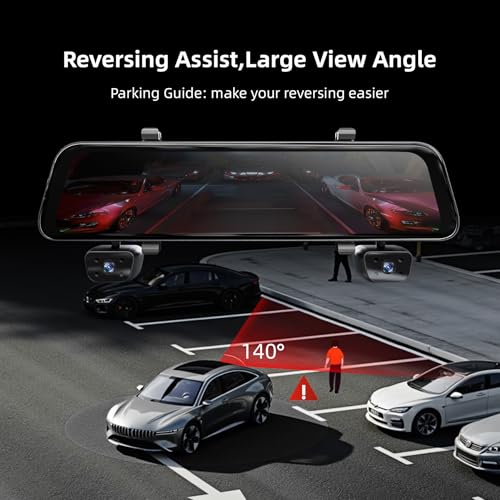 4 Channel 360 Dash Cam Front and Rear Inside