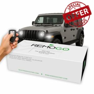 Remote Starter Kit for 2018-2025 Jeep Wrangler/Gladiator | Push to Start | All Trims | Remogo