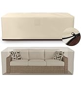 HDCAXKJ Waterproof Corner Sectional Couch Cover Velvet L Shape Sofa Covers for Pets Dogs Soft Hea...
